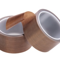 Ruban adhésif unilatéral en PTFE (Téflon) Deson, résistant à la chaleur et à l'usure, sans résidu, pour machine de scellage de petits tubes