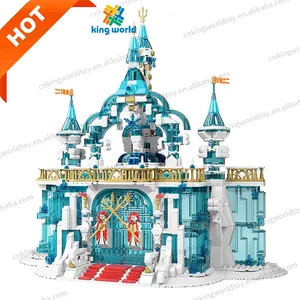 MOULD KING 11007 Streetview 1098pcs The MOC Frozen Entrance Model Assembly Bricks Educational Toys Building Blocks