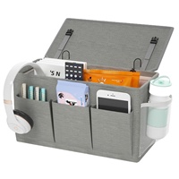 Sac de rangement suspendu en tissu, forme cube, style moderne et minimaliste, organisateur de chevet, pour dortoir, lit superposé, berceau, chambre à coucher, usage domestique