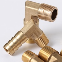 Coude en laiton fileté NPT 1/8 1/4 5/16 pour tuyau de gaz, connecteur de tuyau en laiton