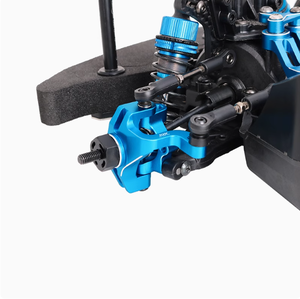 KYX 1/10 XV02 RS Pro, buje C delantero de aluminio para <span class=keywords><strong>Tamiya</strong></span> XV01 DF03 RC Rally Car, piezas de Buggy todoterreno - Product Image 4