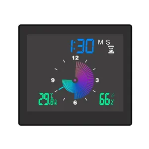 Badkamer Klok Zuignappen Waterdichte Hygrometer Thermometer Gemonteerd Timer Douche Wandklok