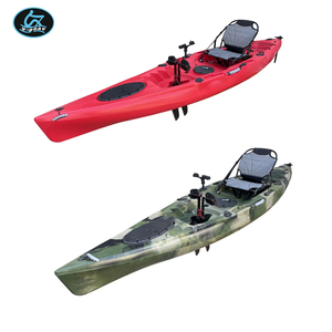 Kayak à pédales U-boat, non gonflable, en plastique, canoë, bateau à rames avec chaise de pêche pliable à vendre - Product Image 4