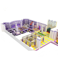 Parque de juegos temático interior para niños con toboganes, piscinas de bolas y juegos recreativos en venta