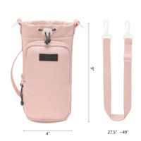 Sac à bouteille d'eau pour sports de plein air personnalisé, grande capacité, porte-gobelet bandoulière