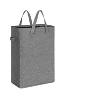 Panier à linge pliable personnalisé en lin et maille pour la maison, organisateur de salle de bain, sac de rangement pour vêtements sales et articles divers