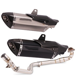 La Sección frontal del tubo de escape de acero inoxidable para motocicletas es adecuada para Honda 2017, <span class=keywords><strong>FORZA750</strong></span> y XADV 750. - Product Image 1