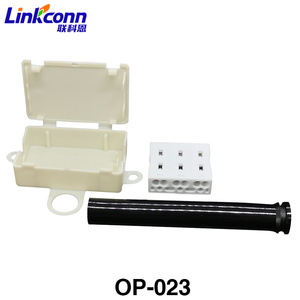 กล่องต่อสายไฟ OP OP-023 สีขาว วัสดุ PP พร้อมขั้วต่อสายเคเบิลและขั้วต่อ 3 ขา - Product Image 3