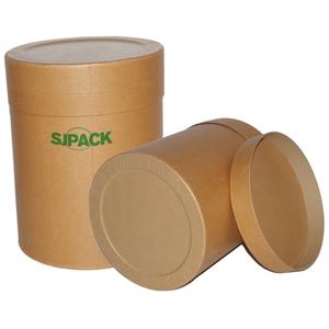 Vente directe du fabricant SJPACK, papier kraft recyclable de qualité alimentaire, emballage industriel en carton, tambour en carton - Product Image 1