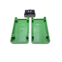 91x48mm OBDII 16 broches connecteur automobile Diagnostic PCB boîtier en plastique outils de Diagnostic