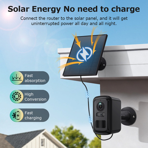 Caméra de sécurité solaire intelligente 4G Wi-Fi 2K 3MP pour extérieur avec détection de mouvement IA, vision nocturne couleur, étanche IP66 et sirène intégrée - Product Image 5