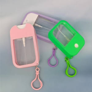 Nuevo diseño 45ml 38ml Macaron Color silicona Shell Mini Tarjeta de bolsillo botella de Spray de Perfume de plástico botella de agua hidratante - Product Image 2