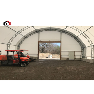 Dôme de stockage industriel en PVC sur mesure pour conteneurs maritimes, hangars de garage, tentes à double treillis pour auvents de stockage - Product Image 6
