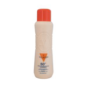 Valquer Premium viso e corpo carota abbronzatura SPF 50 crema solare. Idratazione profonda e Anti invecchiamento. UVA/UVB protezione 480 ml - Product Image 1