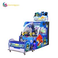Máquina de Videojuegos Arcade de Disparos de Bolas Monster Realms Operada con Monedas, Máquina de Bolas Locas con Aceptador de Billetes para Niños (Hardware en Inglés)