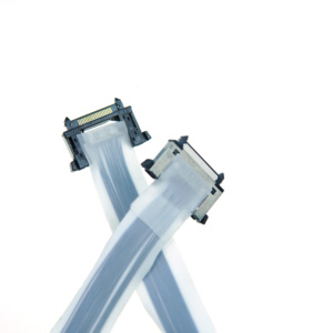 Hoogwaardige LVDS-kabel JAE FI-RE21/41/51 0,5 mm pitch witte tape versterkte flexibele displaykabel voor industriële LCD-modules - Product Image 2