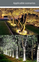 IP65 Wasserdichter Aluminium Solar-LED-Ringstrahler Warmweiß Umweltfreundliches Baumumarmungsdesign Batteriebetrieben Garten ROHS