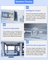 Machine de pressage, moulage et compactage de sucre en cubes pour pâtisserie à usage industriel, machine de formage de produits alimentaires et de bonbons pour poudre sous haute pression