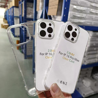 Großhandel Minimalistische 2,0mm Klare TPU-Hülle für iPhone 17 16 15 Pro Max Samsung Xiaomi Google Transparente Stoßfeste Handyhülle