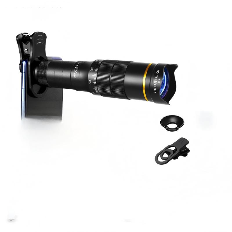 Black 32X Telescope+Phone clip+Eye mask