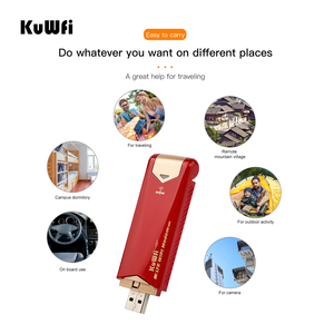 OEM ODM KuWFi <strong>150Mbps</strong> 4G USB Dongle <strong>Wifi</strong> <strong>Router</strong> 10users Hotspot Mini Modem 4g Lte <strong>Router</strong> with Sim Card for Home - Product Image 5