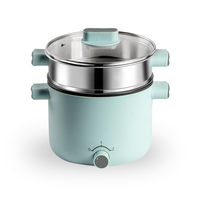 Cuiseur électrique 1,5 L au design unique de l'usine avec cuiseur à vapeur polyvalent antiadhésif électrique poêle à frire cuiseur vapeur