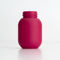 Bouteille de médecine en plastique HDPE à large ouverture emballage alimentaire taille de voyage 60ml produit de santé bouteille de tablette pot avec bouchon