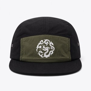 Casquette de camionneur à 5 panneaux en polyester recyclé avec logo personnalisé, panneau avant plat, réversible et ajustable - Product Image 2