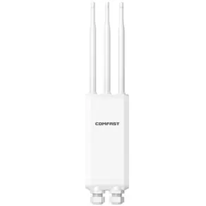 COMFAST NUEVO ENROTADOR WIFI DUAL GIGABIT 2 * LAN DE LARGO RANGO 1300G PUNTO DE ACCESO DC POE DE 5,8 MBPS DE ALTA POTENCIA EXTERIOR DE ALTA POTENCIA