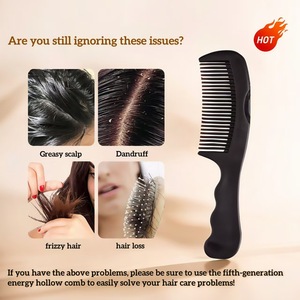 Outils de coiffure de salon Peigne de coiffure plus sain pour le cuir chevelu avec massage énergétique pour une utilisation au peigne - Product Image 5