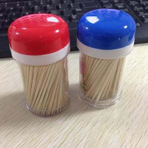 Récipient en <span class=keywords><strong>plastique</strong></span> emballé poli <span class=keywords><strong>cure</strong></span>-<span class=keywords><strong>dents</strong></span> avec étiquette en papier - Product Image 1