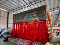 Nouveaux jeux sportifs gonflables personnalisables, prix d'usine, jeux interactifs gonflables, jeu de basket-ball gonflable pour adultes et enfants