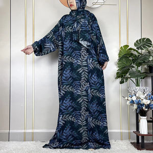 New Muslim Ramadan Prayer Femme Long Sleeved Abaya Dubai Middle East Loose Robe Islam Tradition Prayer <strong>Dress</strong> - Product Image 2