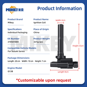 Bobina di Accensione MIKEY 370501004 per <span class=keywords><strong>Suzuki</strong></span> <span class=keywords><strong>Swift</strong></span> Lingyang JMC Landwind Fenghua Fengshang, Ricambi Auto di Alta Qualità - Product Image 2