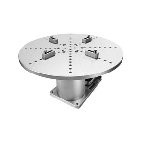 Mesa giratoria plana económica D300 D400 con eje rotatorio de rueda redonda para marcado y grabado láser de bolígrafos, palillos, etc. - Product Image 1