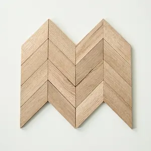 木木砖木3D板条间镶嵌镶嵌桌墙实木面板装饰墙木马赛克