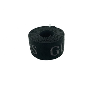 Tùy chỉnh 100% <span class=keywords><strong>Polyester</strong></span> <span class=keywords><strong>jacquard</strong></span> trang trí dệt vải có độ bền cao thiên vị băng dây đai với Debossed Logo - Product Image 5