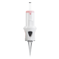 Aiguille de cartouche de tatouage pour microblading des sourcils et des lèvres Arenahawk rose, professionnelle, jetable, permanente, 100% stérilisée au gaz EO
