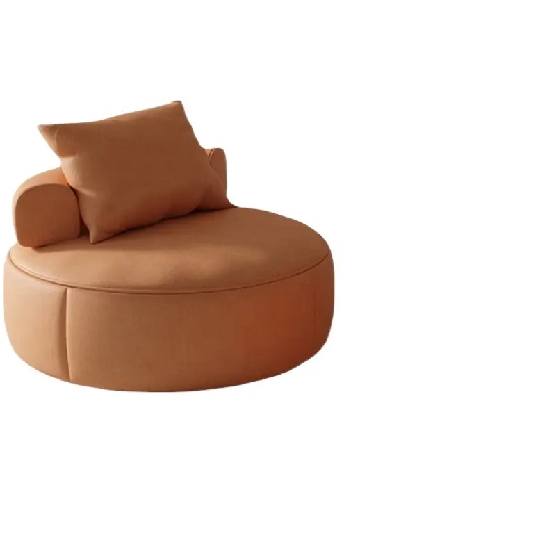 北欧の怠惰なソファ畳マットベッドルーム小さなソファバルコニークリエイティブシングルルーム小さな丸いソファ