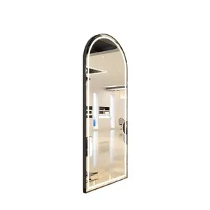 Miroir de <span class=keywords><strong>coiffure</strong></span> en verre pour salon, avec lumière, options murales et sur pied, sac de rangement inclus - Product Image 5