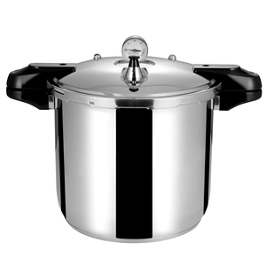 Pentola a Pressione Industriale Commerciale di Grande Capacità con Doppio Manico in Bachelite, in Acciaio Inox 304, con Manometro <span class=keywords><strong>Fungho</strong></span> - Product Image 1