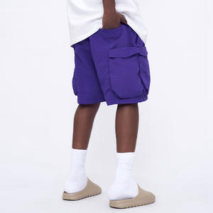 Printemps été nouveaux hommes 100% Nylon poche Shorts séchage rapide respirant vêtements de travail en plein air cordon taille moyenne Shorts - Product Image 1