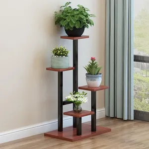 Support de fleurs moderne et élégant en métal à plusieurs niveaux pour la décoration du salon ou l'utilisation comme support de jouets, type support pour plantes - Product Image 5
