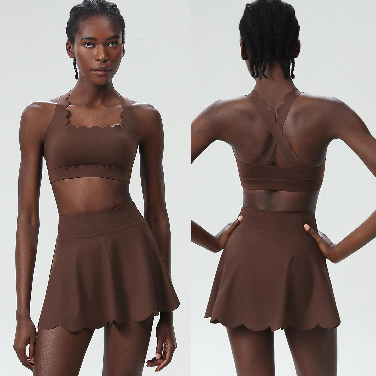 สีน้ำตาล