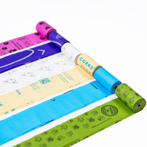 Tas kotoran anjing dapat terurai dengan Logo kustom anti-bocor ekstra tipis portabel - Product Image 2