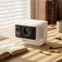 Proyector LED Portátil JUNUO HY350 Max AOSP Android 14 Allwinner H726 8K Full HD para Cine en Casa con Altavoces Integrados HIFI Estéreo