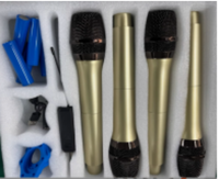 Mikrofon Nirkabel Mobile Harga Terjangkau Radio Karaoke Mikrofon Genggam Tunggal Dinamis UHF Nirkabel Perekam Satu Mikrofon
