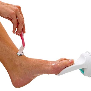 Reposapiés de ducha ajustable con ventosa, Pedal de baño antideslizante para afeitarse las piernas, lavarse los pies, estabilidad de agarre seguro - Product Image 3