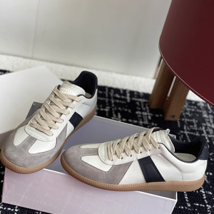 <span class=keywords><strong>Chaussures</strong></span> de skate classiques rétro polyvalentes en cuir véritable pour couple, respirantes, avec motif graffiti et éclaboussures d'encre - Product Image 6