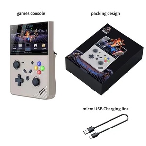 Console de jeu portable RK3566 Quad Core avec écran HD de 4,3 pouces, deux joysticks, 25 émulateurs, M18 PSP N64 PS1, lecteur vertical portable - Product Image 3